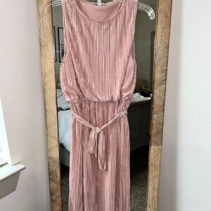 Pink Midi Dress